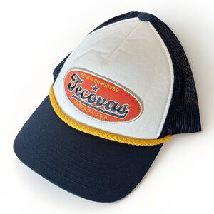 Tecovas Trucker Hat Cap One Size Mesh Logo South Congress Austin Texas USA
